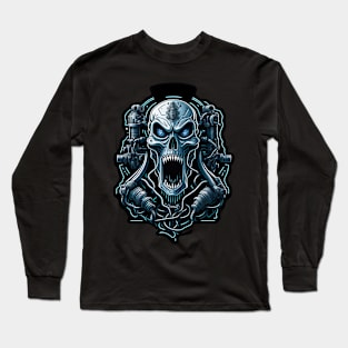 Cyborg Heads Long Sleeve T-Shirt